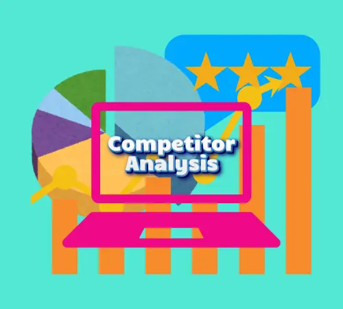 image of visual aid for competitor analysis in seo website audit